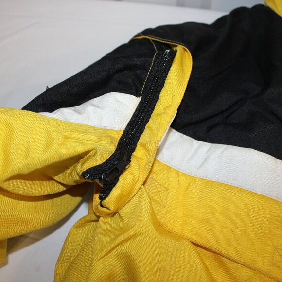 Alpinestars Mens Heavy Jacket Adventure Touring Size 44 Italian Black Yellow - Picture 11 of 16